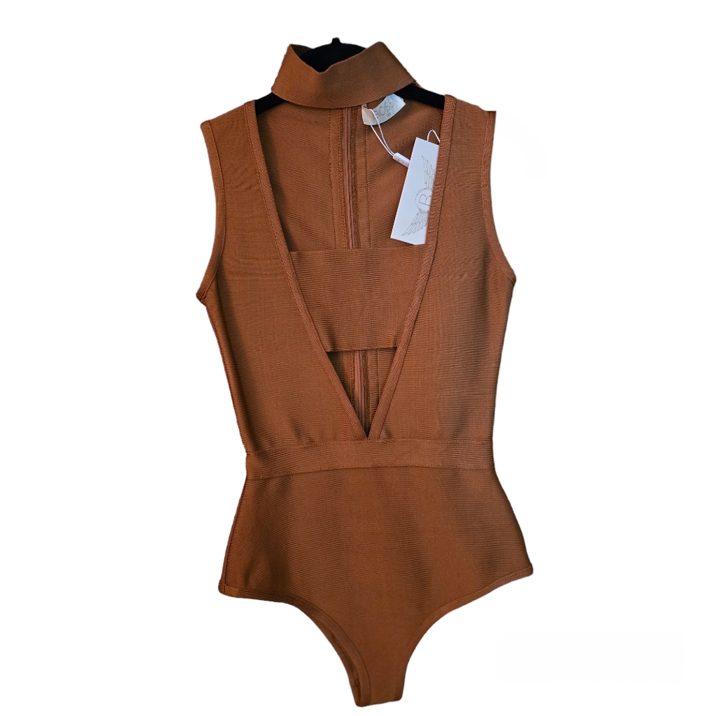 Bossa Fitted Knit Bodysuit (Brand New With Tags)